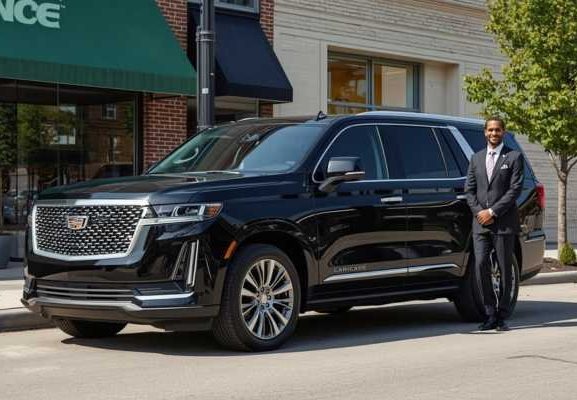 Executive limo service in Glencoe Illinois near local business and residential corridors